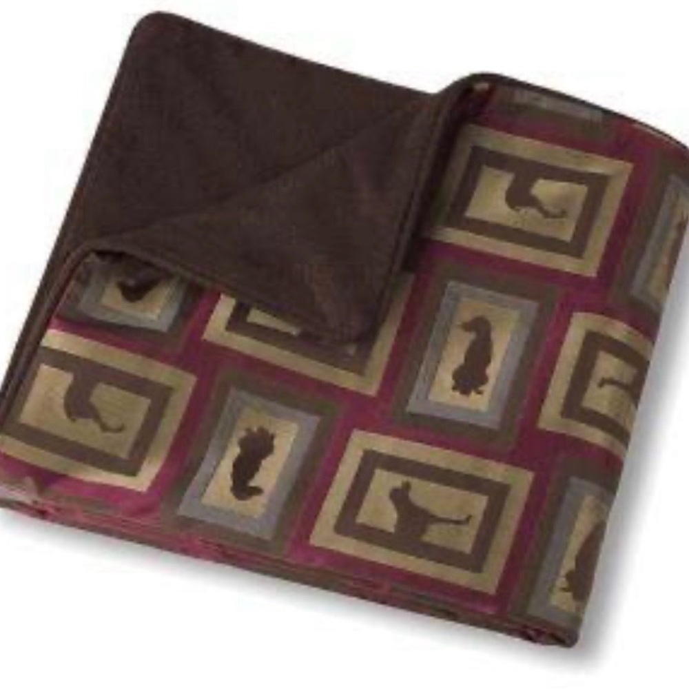 William Wegman designed Crypton throw over NWT WEIMARANER DESIGN RARE ITEM